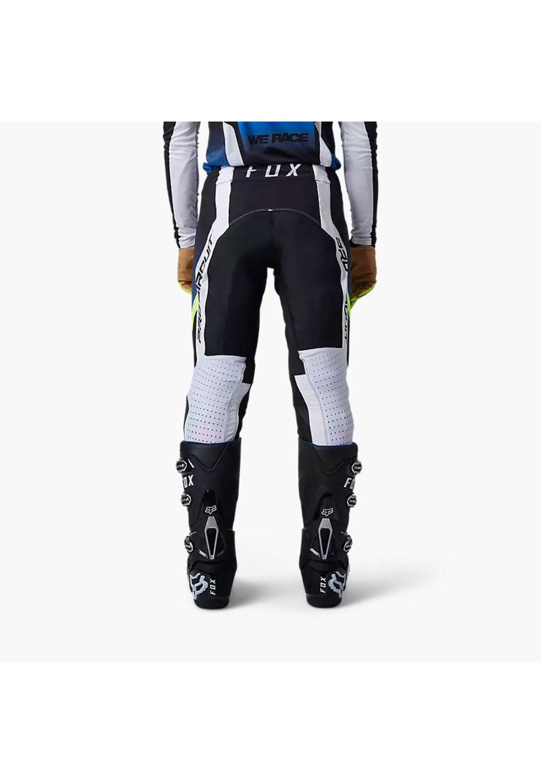 Pantalon Moto Flexair Pro Circuit Foyl Negro/Blanco Fox-2