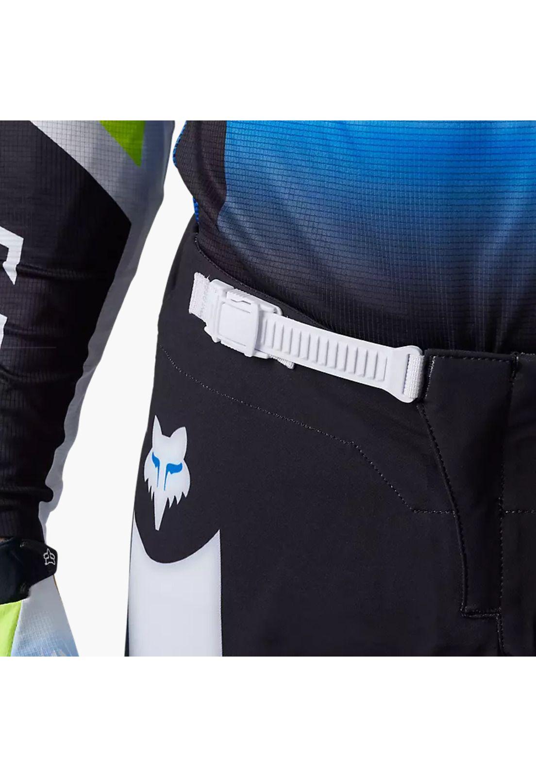 Pantalon Moto Flexair Pro Circuit Foyl Negro/Blanco Fox-3