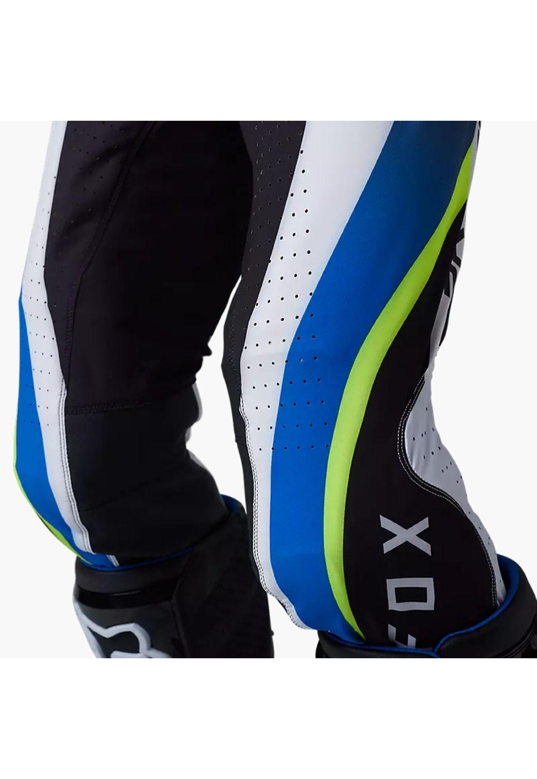 Pantalon Moto Flexair Pro Circuit Foyl Negro/Blanco Fox-4