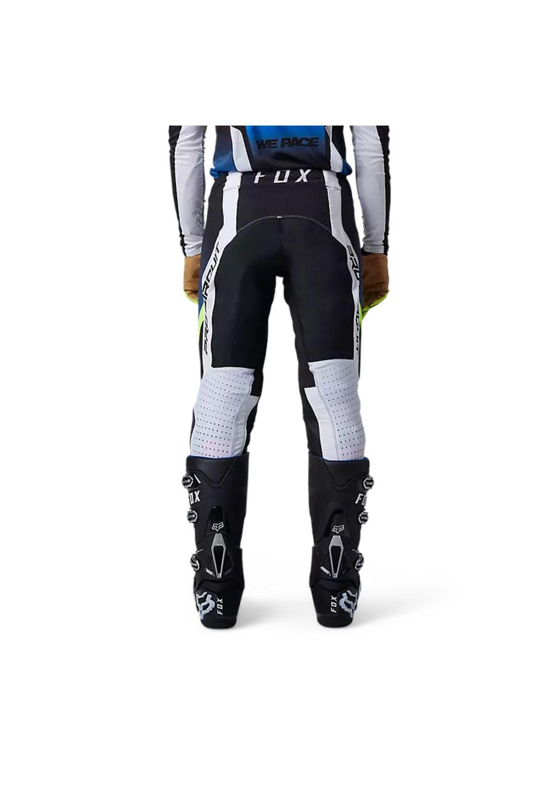 Pantalon Moto Flexair Pro Circuit Foyl Negro/Blanco Fox-2