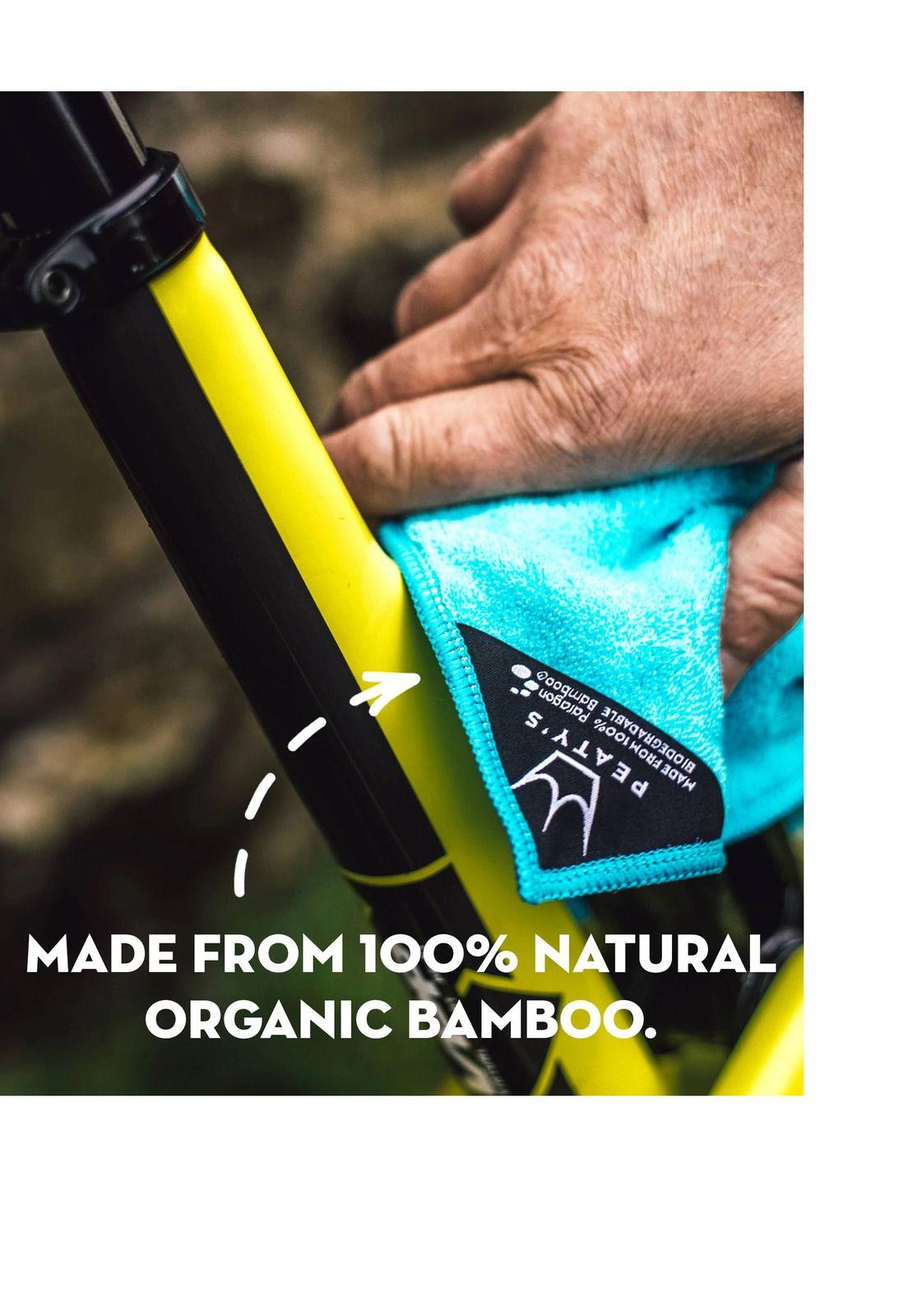 Paños De Limpieza Bicicleta Bamboo Peaty's-1