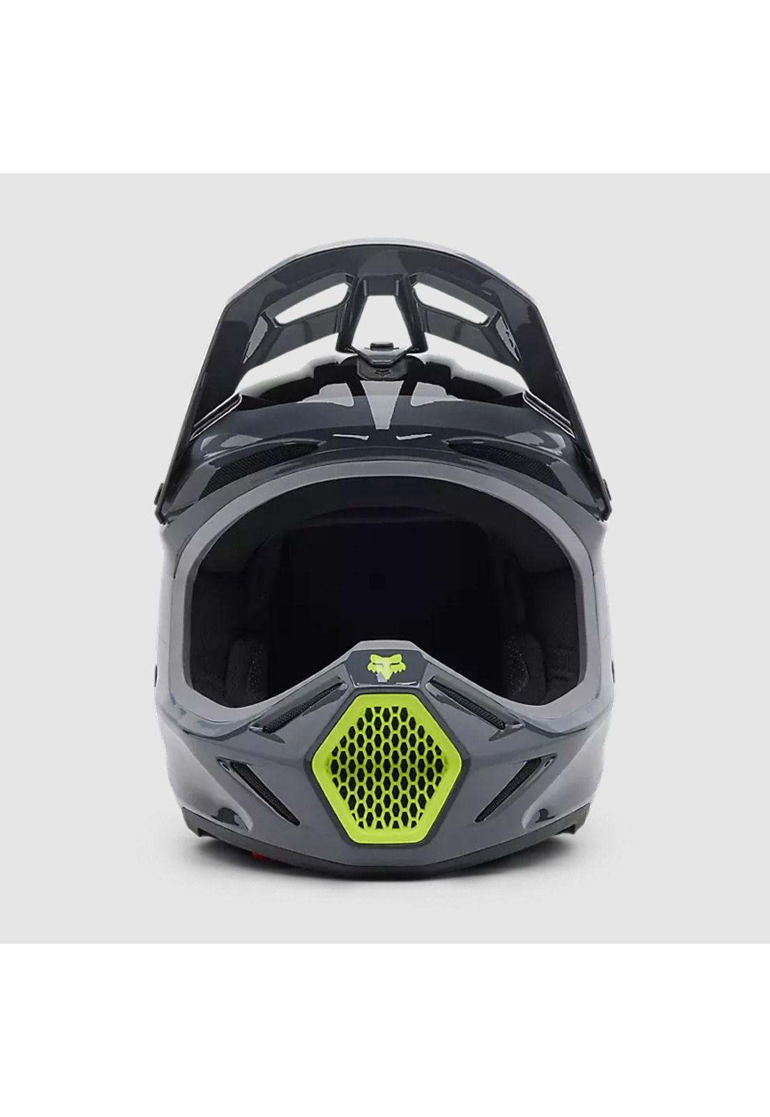 Casco Moto V3 Divider Gris Fox-2