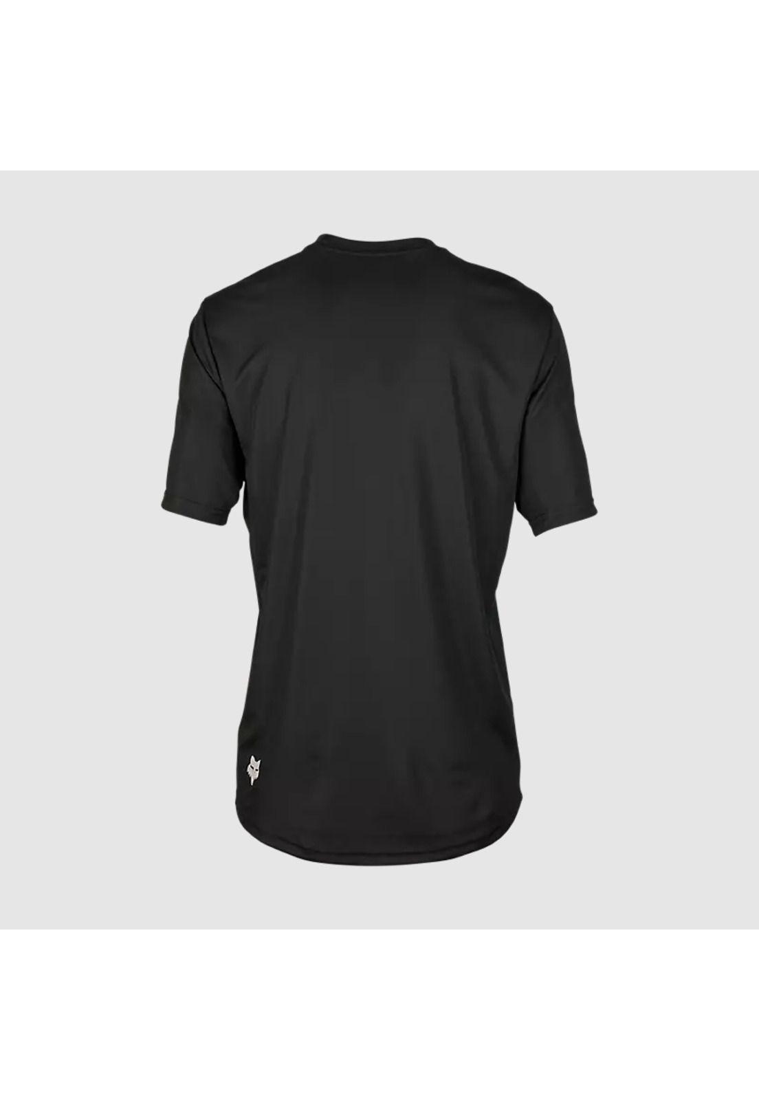Polera Bicicleta Ranger Moth Negro/Blanco Fox-1