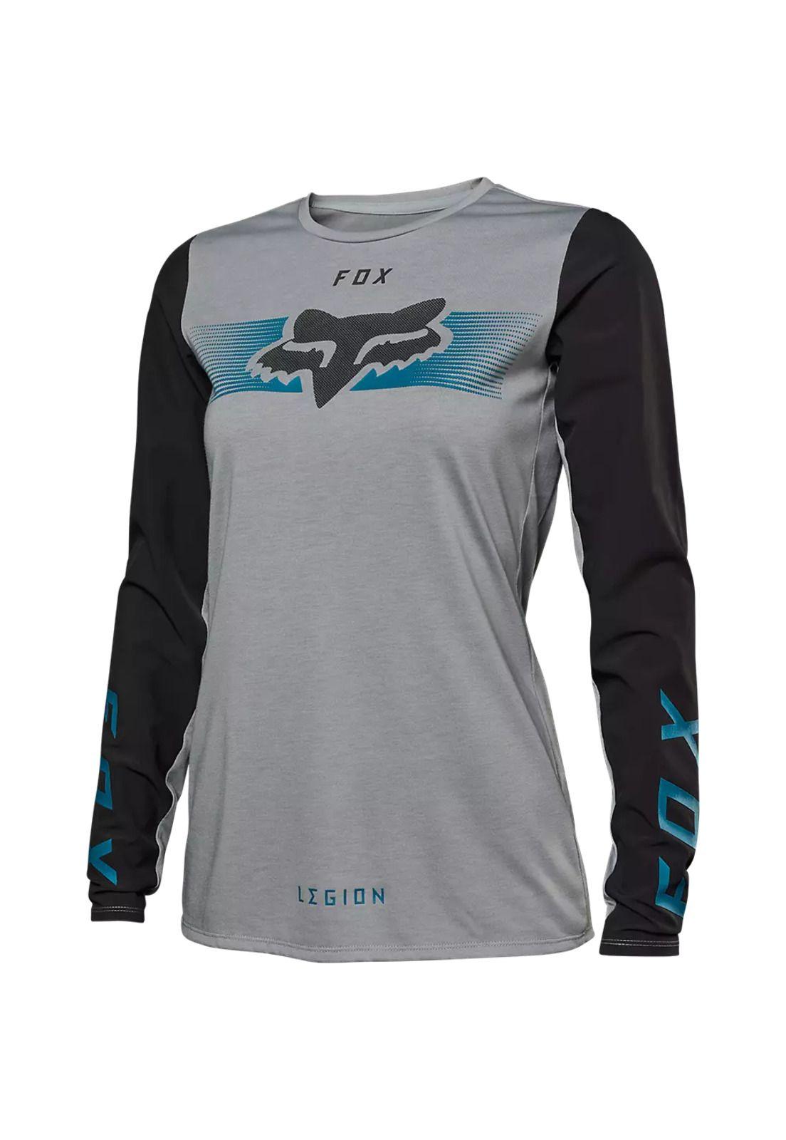 Polera Moto Mujer Ranger Off Road Gris Fox-2
