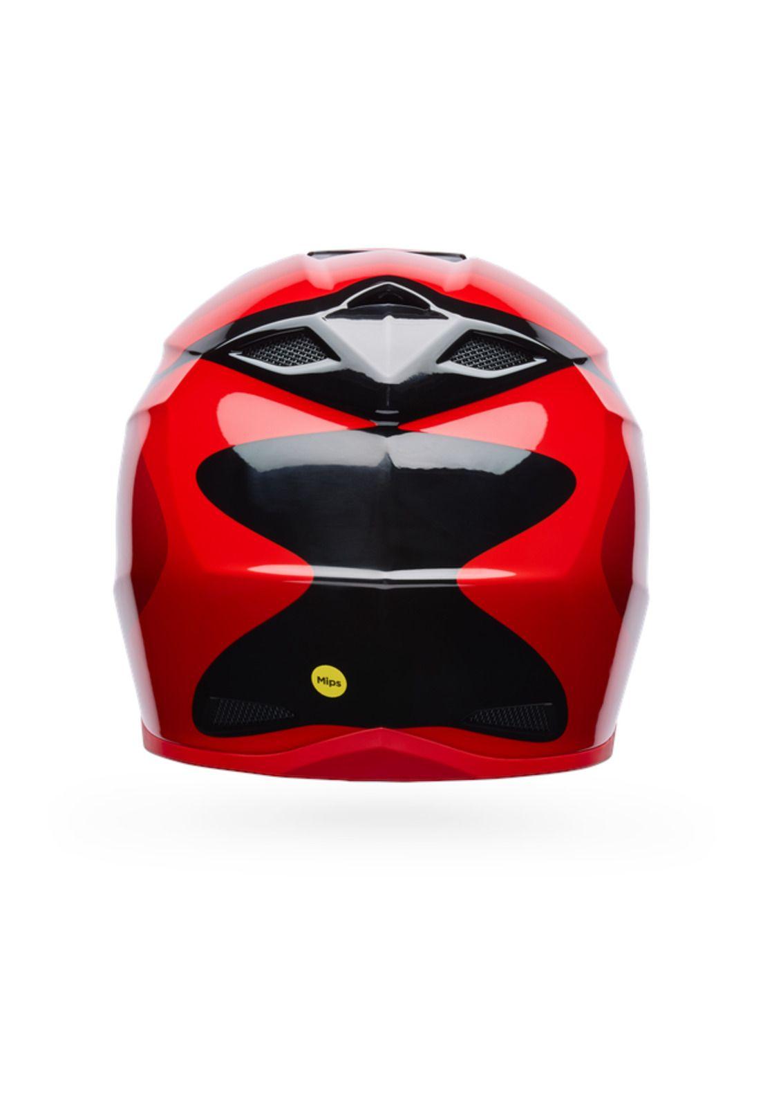 Casco Moto MX-10 Rojo/Negro Bell-3