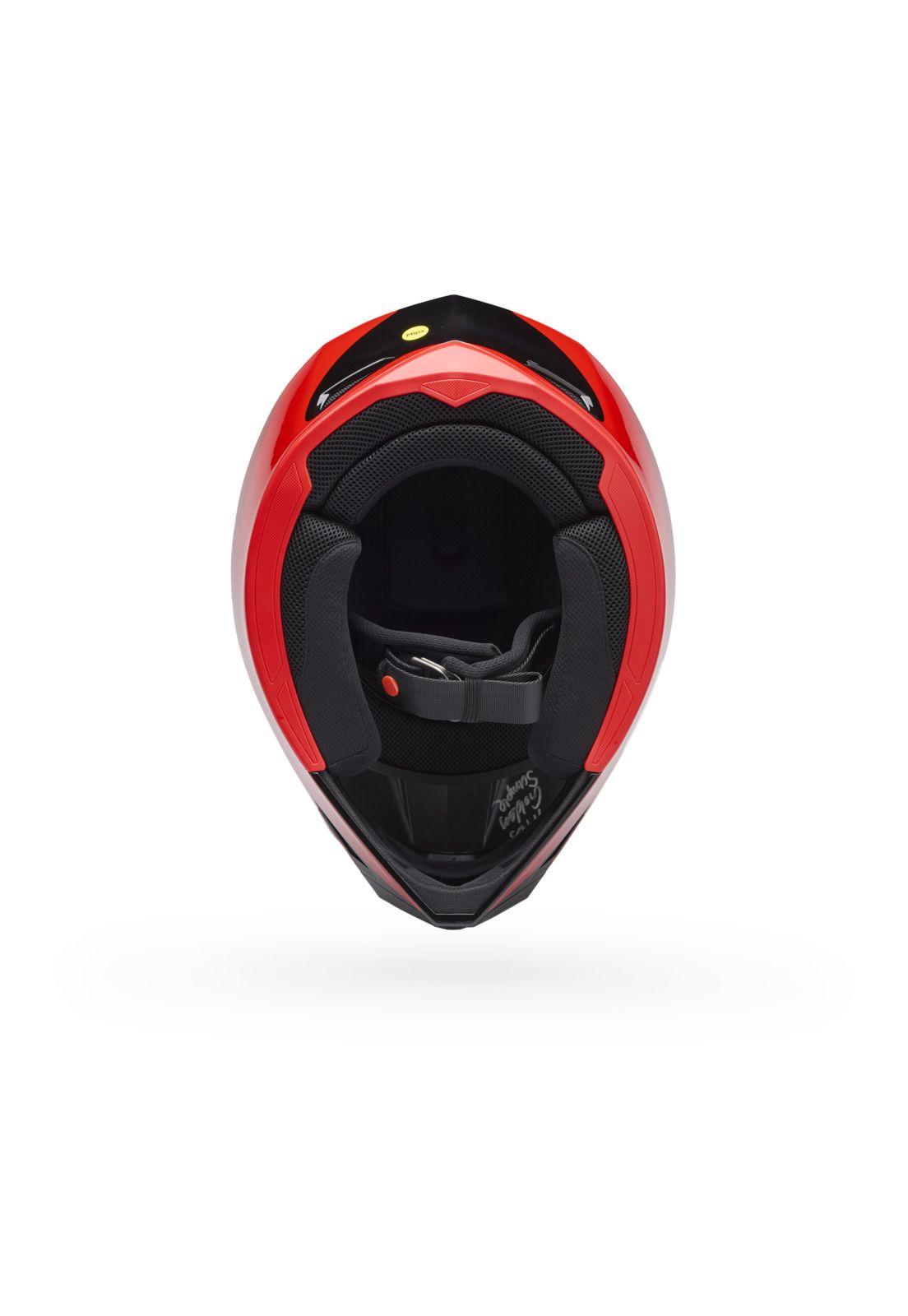 Casco Moto MX-10 Rojo/Negro Bell-4