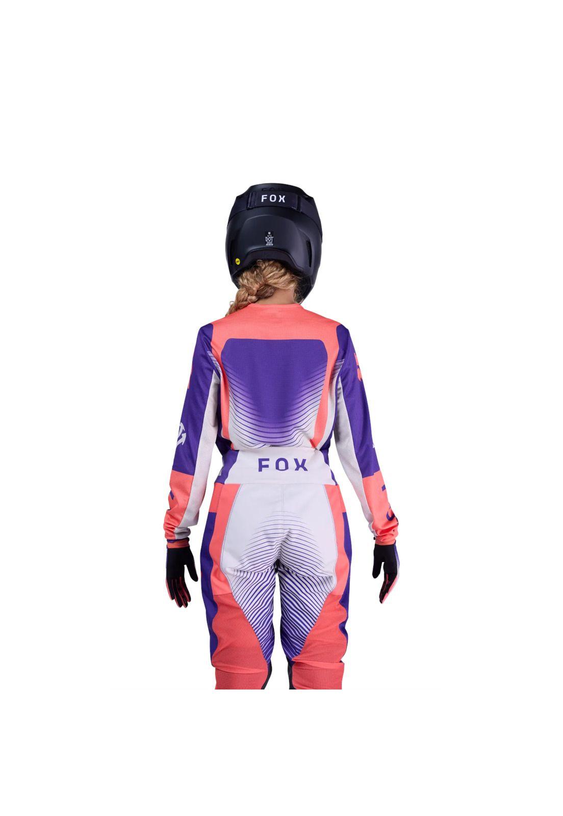 Polera Moto Mujer 180 Collect Morado Fox-3