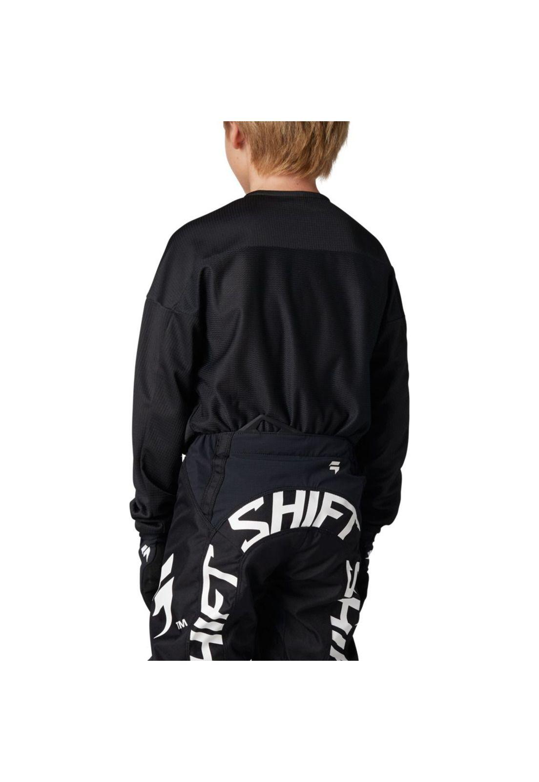 Polera Moto Niño White Label Bliss Negro Shift-1