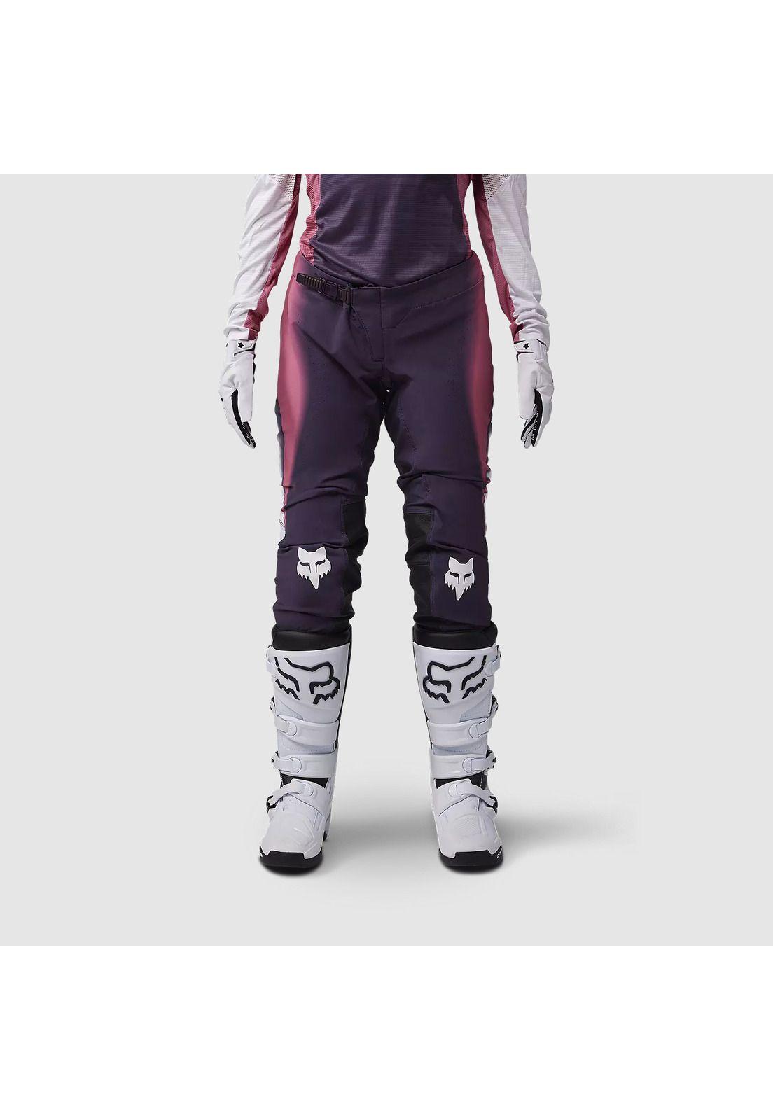 Pantalon Moto Mujer Flexair Infinite Morado Fox-2