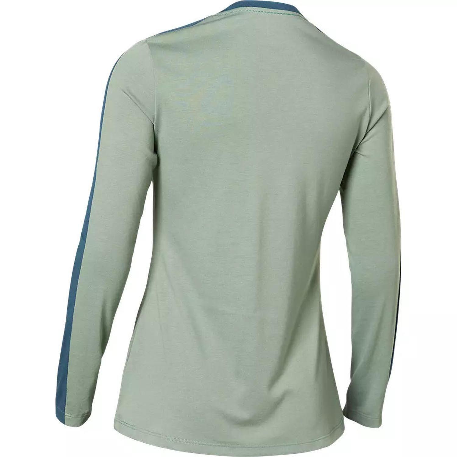 Polera Bicicleta Mujer Ranger Drirelease® Mid Manga Larga Azul Fox-2