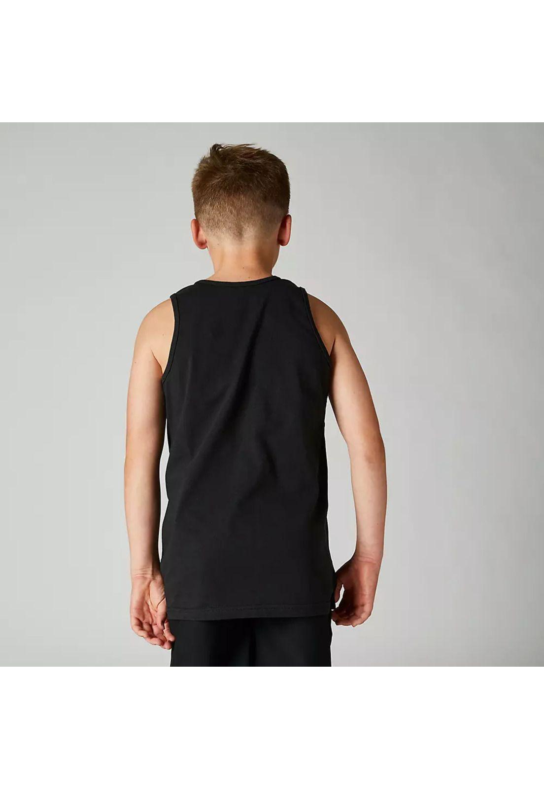 Polera Lifestyle Niño RKANE Head Sin Mangas Negro Fox-1