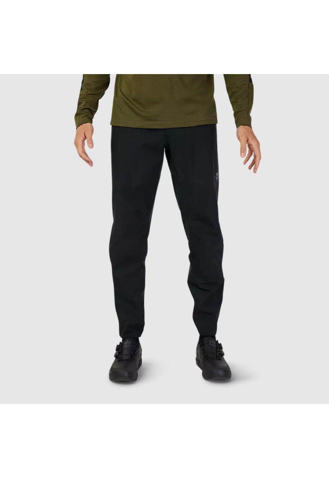 Pantalon Bicicleta Defend Impermeable 3L Negro Fox-2