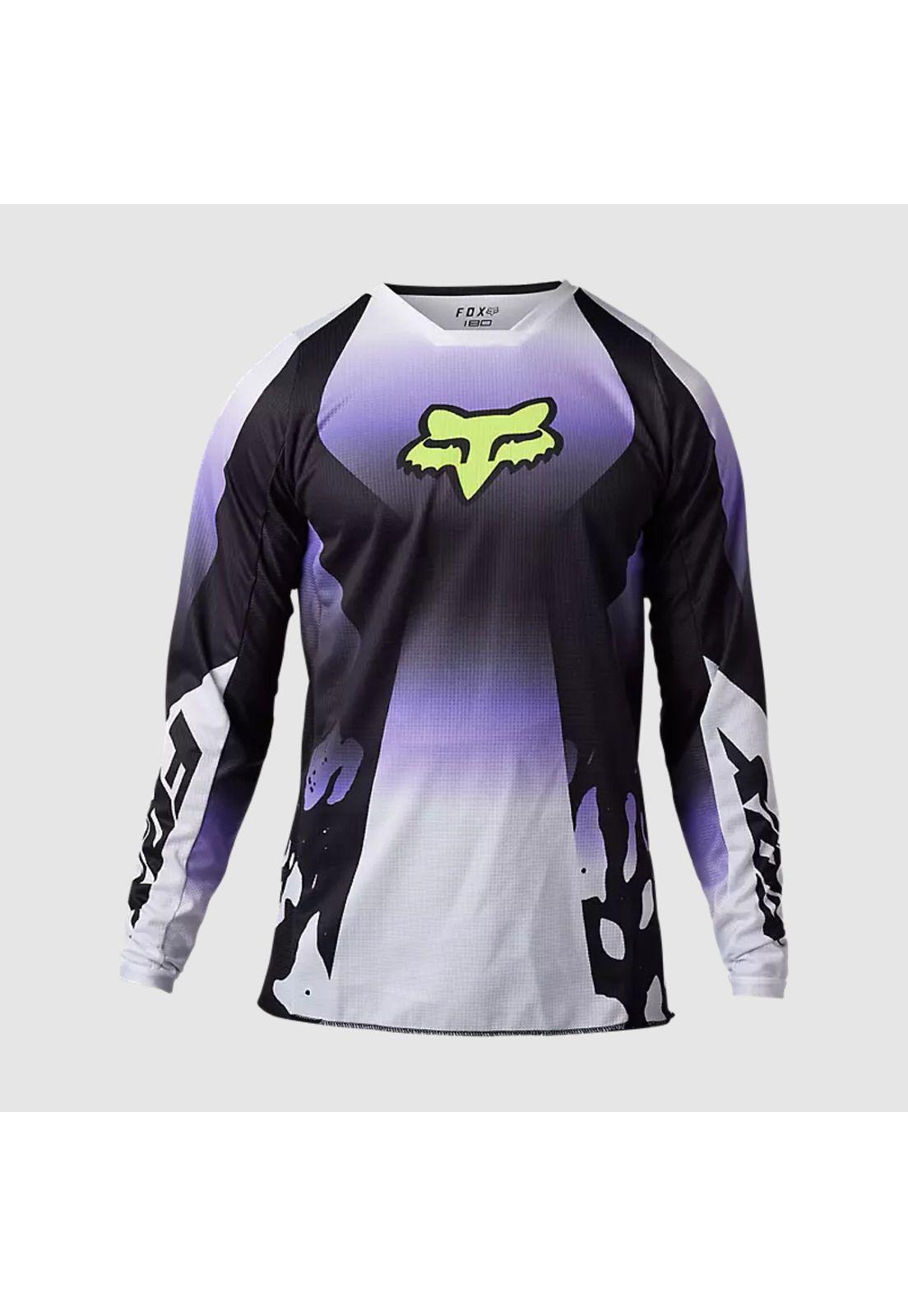 Polera Moto 180 Morphic Negro Fox-0