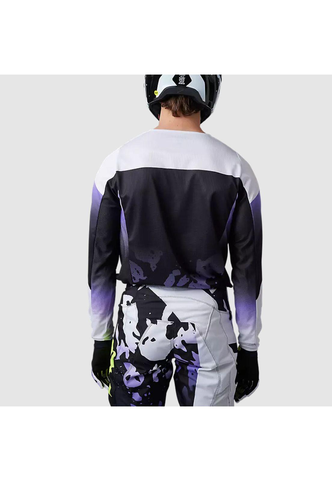 Polera Moto 180 Morphic Negro Fox-2