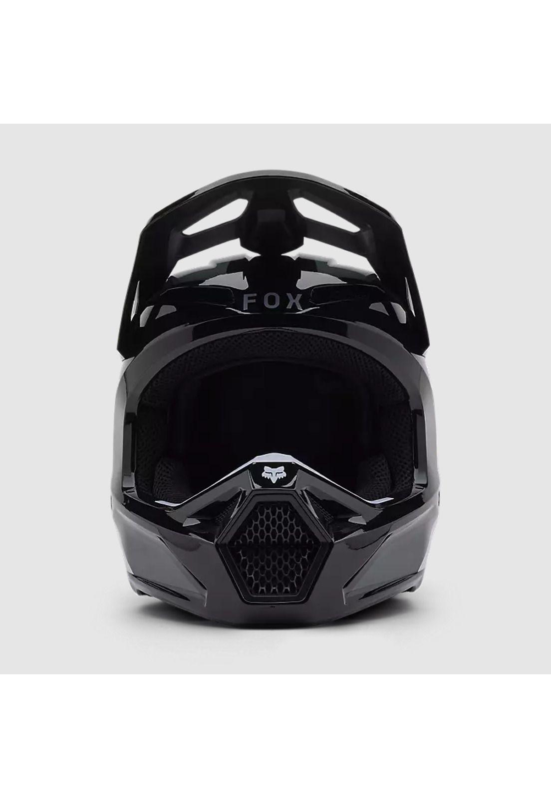 Casco Moto Niño V1 Lean Negro Fox-2