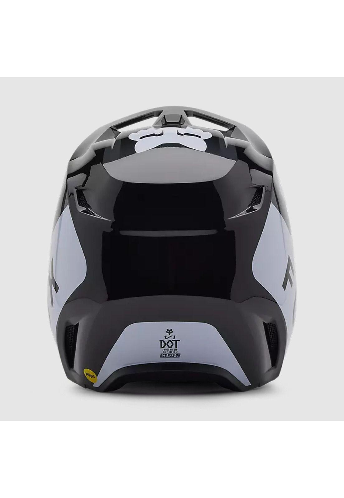 Casco Moto Niño V1 Lean Negro Fox-4