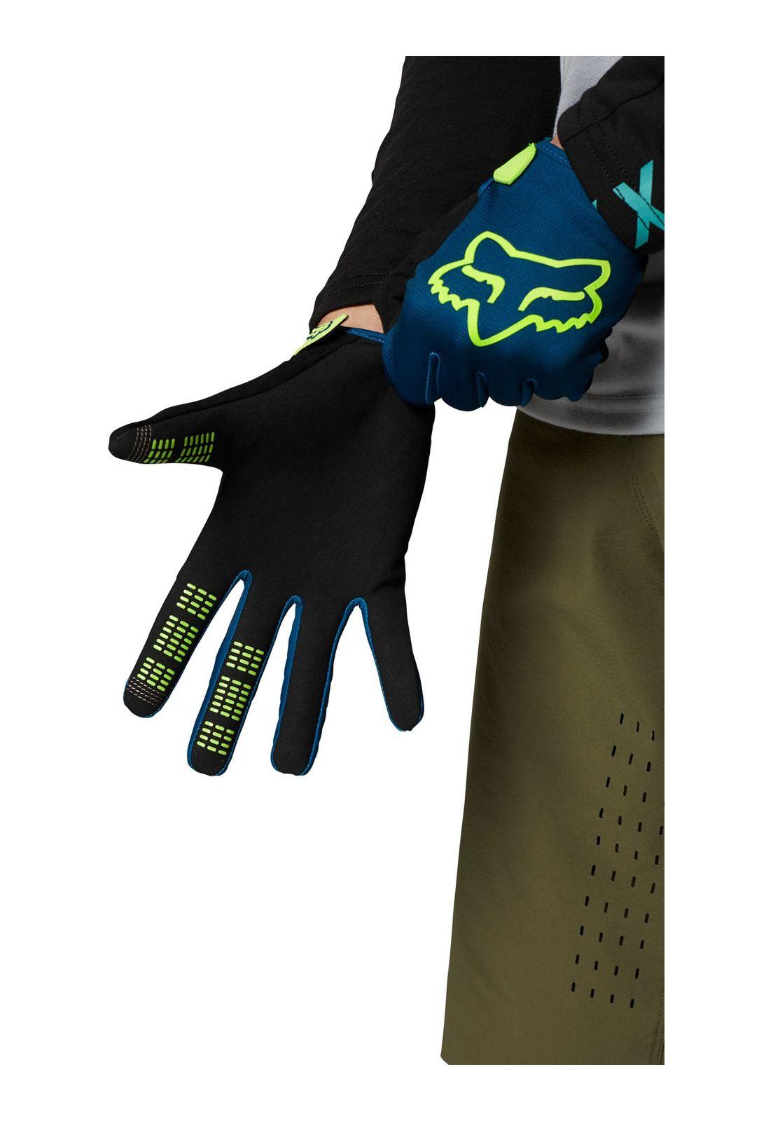 Guantes Bicicleta Ranger Azul Fox-1