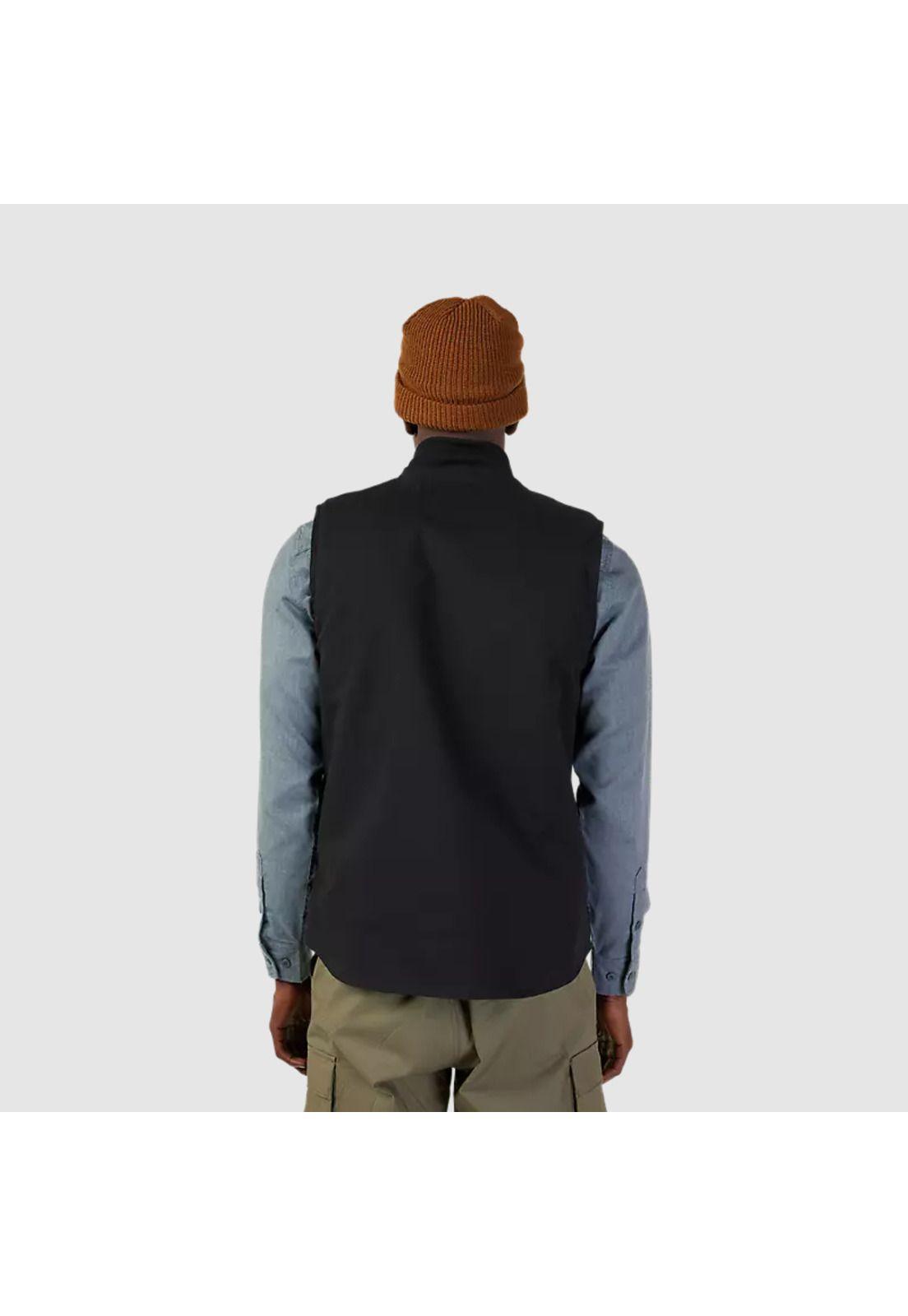 Chaqueta Lifestyle Source Sherpa Sin Mangas Negro Fox-2