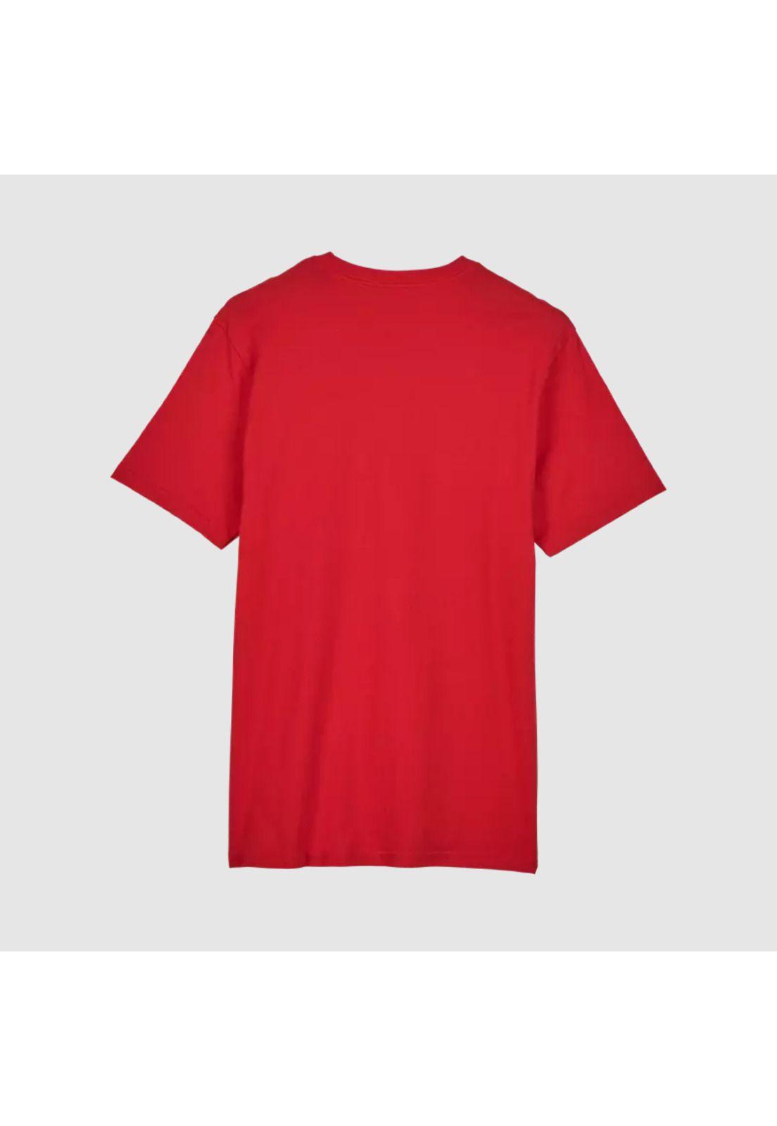 Polera Lifestyle Fox x Honda Rojo Fox-1