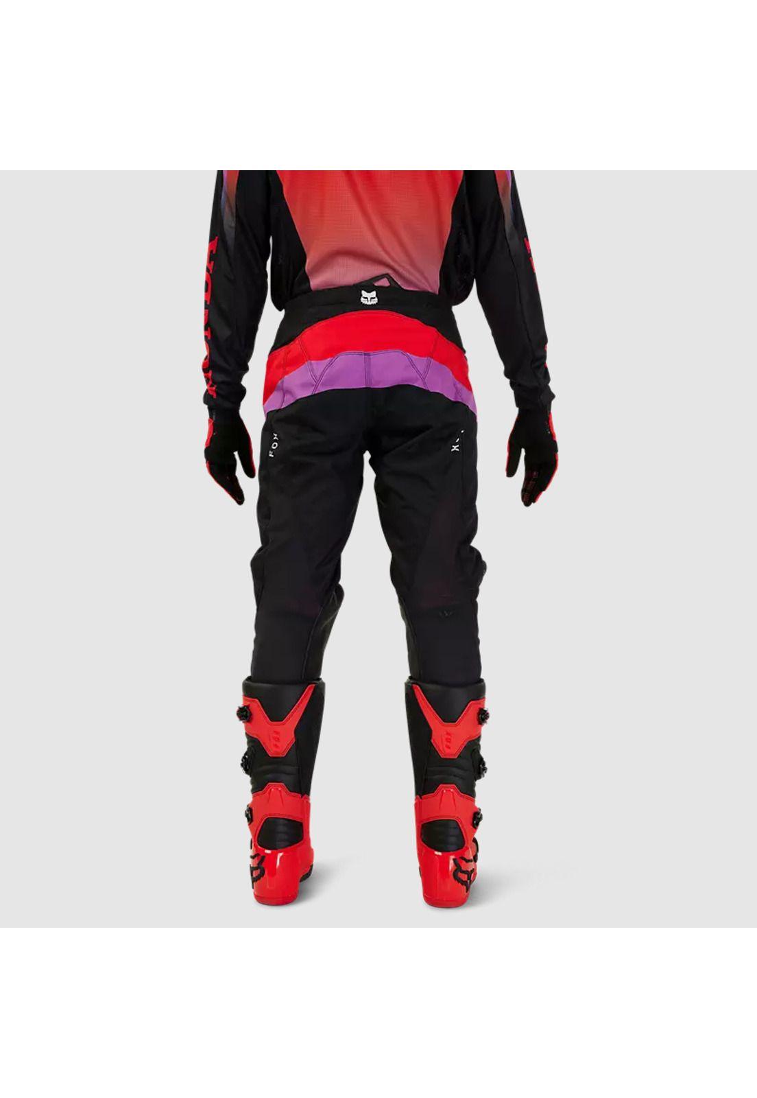 Pantalon Moto 180 Honda Negro Fox-3