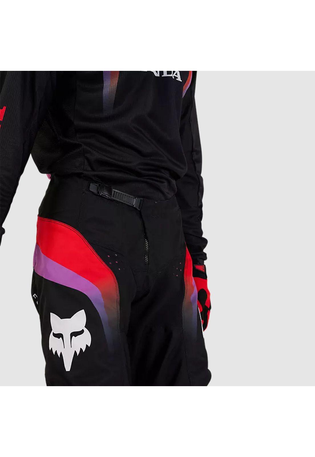 Pantalon Moto 180 Honda Negro Fox-4