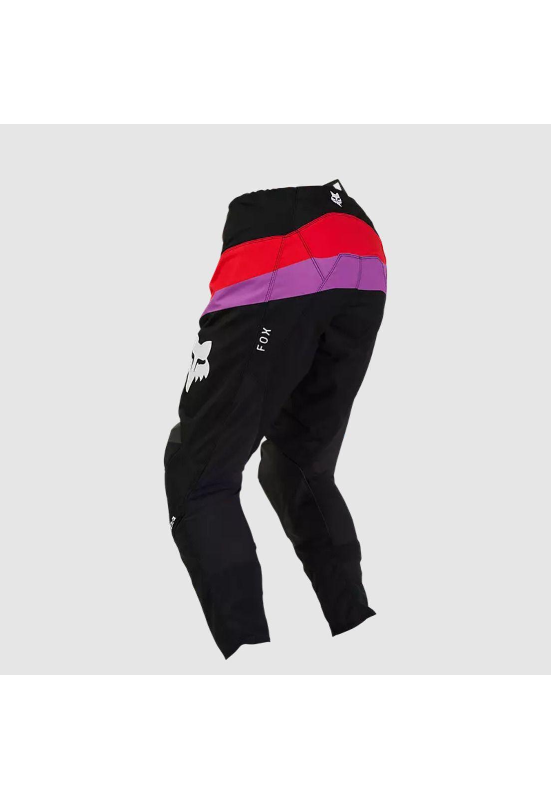 Pantalon Moto 180 Honda Negro Fox-1