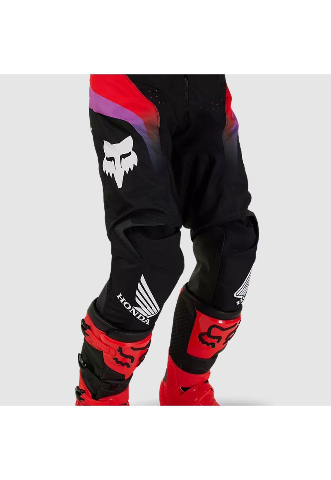 Pantalon Moto 180 Honda Negro Fox-6
