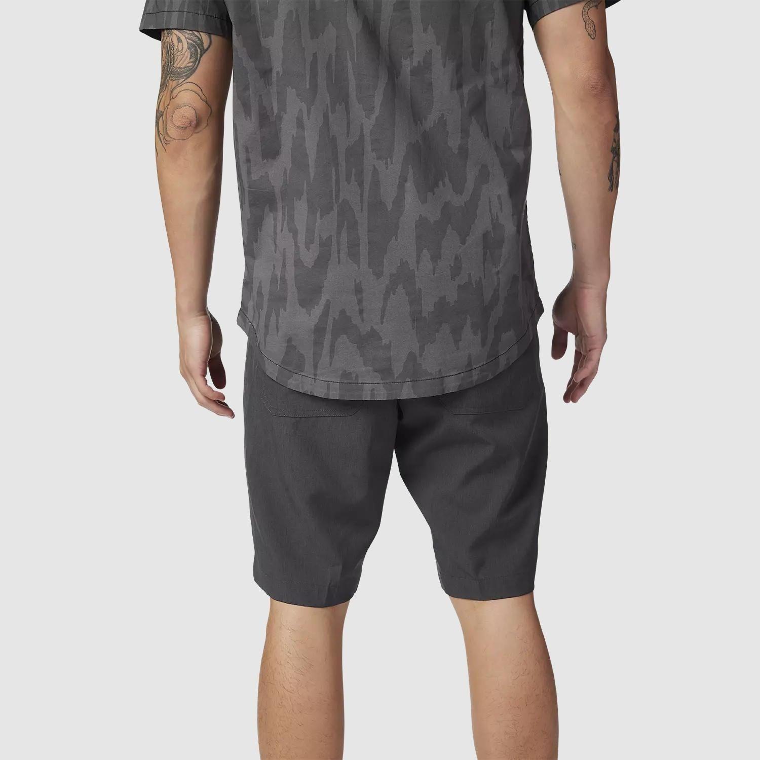 Short Lifestyle Machete Tech Gris Oscuro Fox-3
