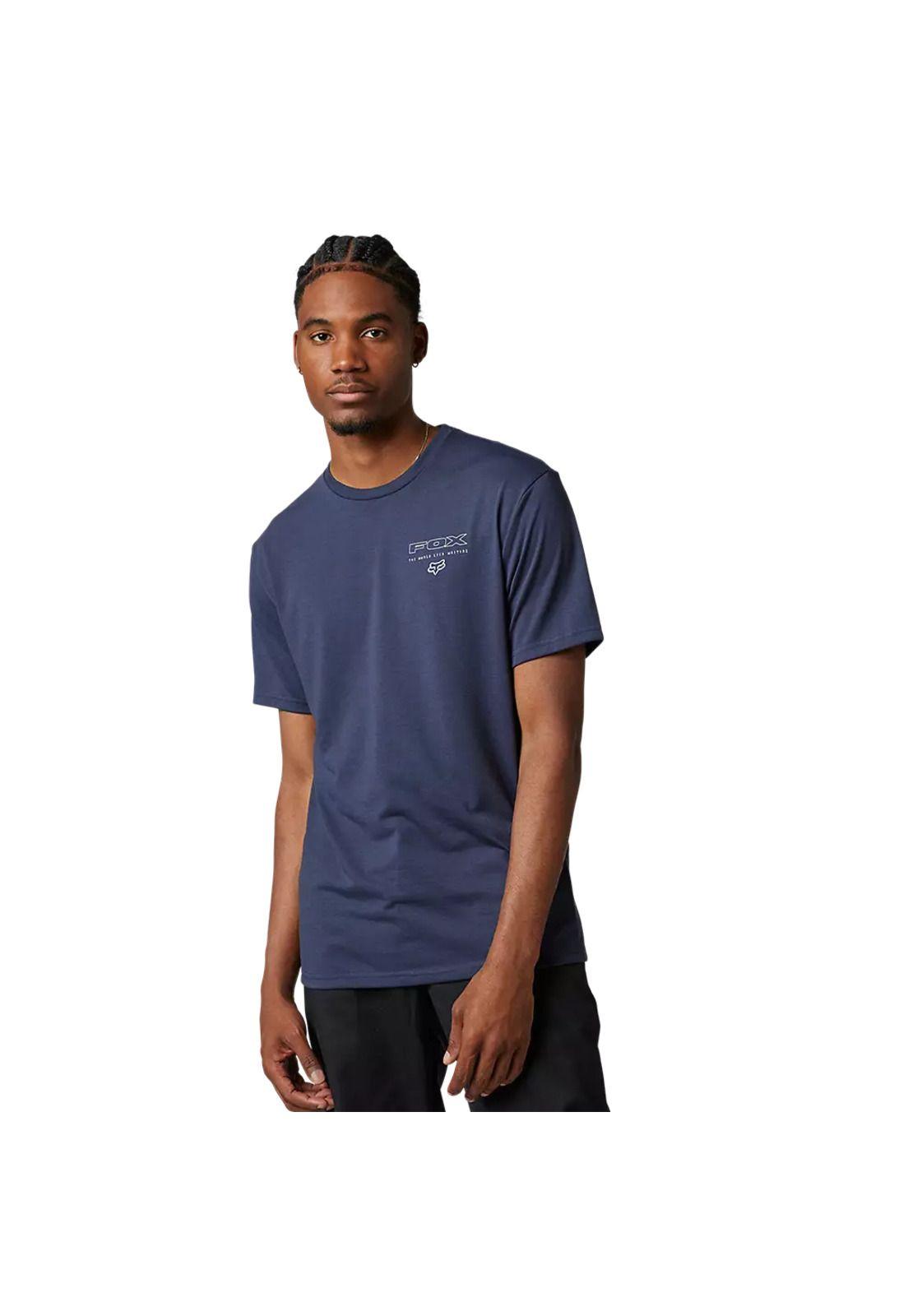 Polera Lifestyle Big Influence Drirelease® Azul Fox-0