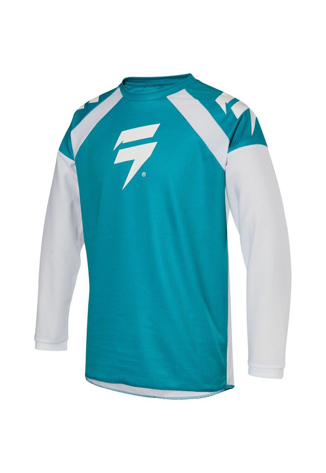 Polera Moto Niño White Race 1 Verde Shift-2