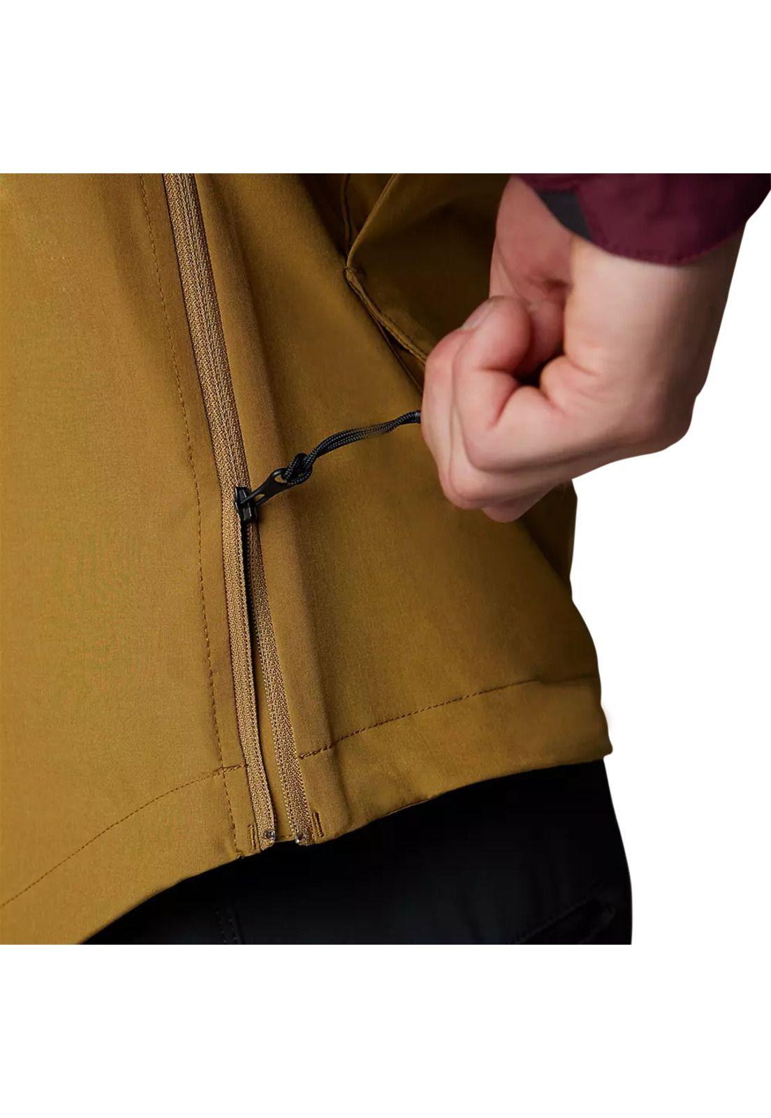 Chaqueta Bicicleta Ranger Wind Pullover Burdeo/Biege Fox-4