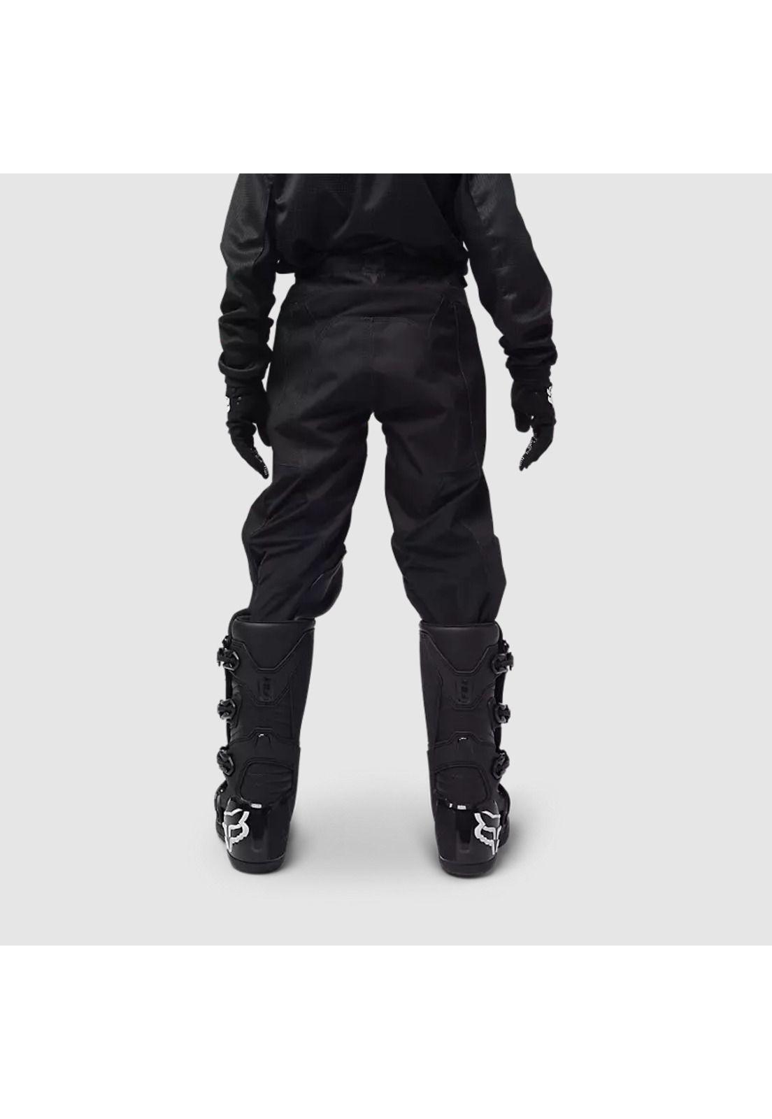 Pantalon Moto Niño Blackout Negro Fox-3