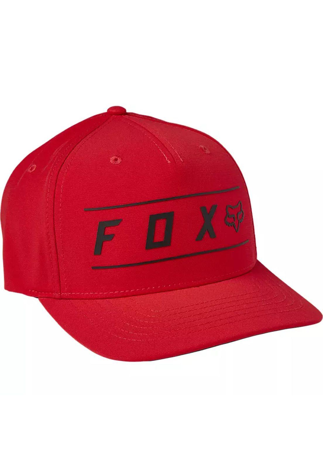 Gorro Jockey Lifestyle Pinnacle Flexfit Rojo Fox-0