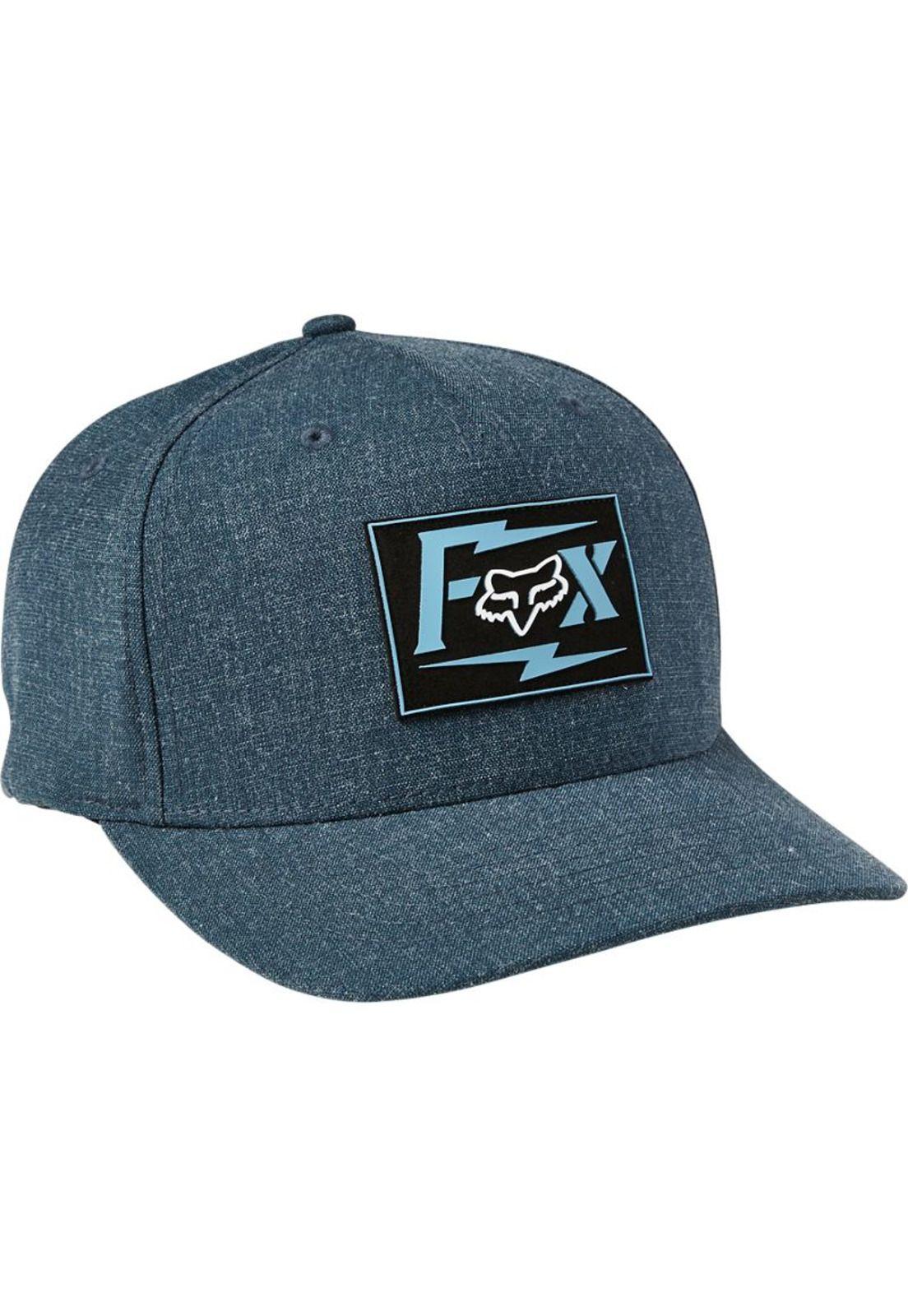 Gorro Jockey Lifestyle Pushin Dirt Flexfit Azul Fox-0