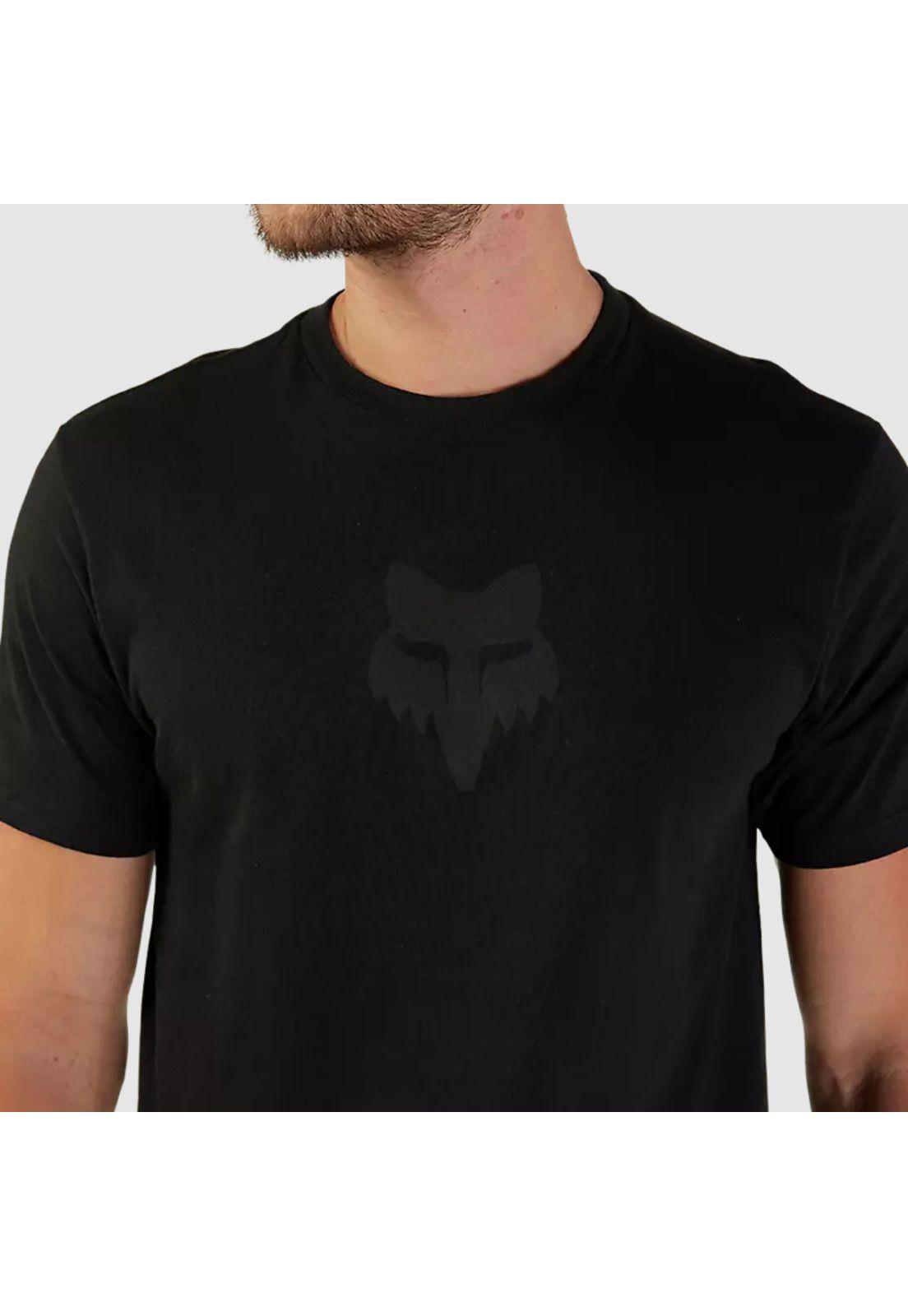 Polera Lifestyle Fox Head Premium Negro Fox-2