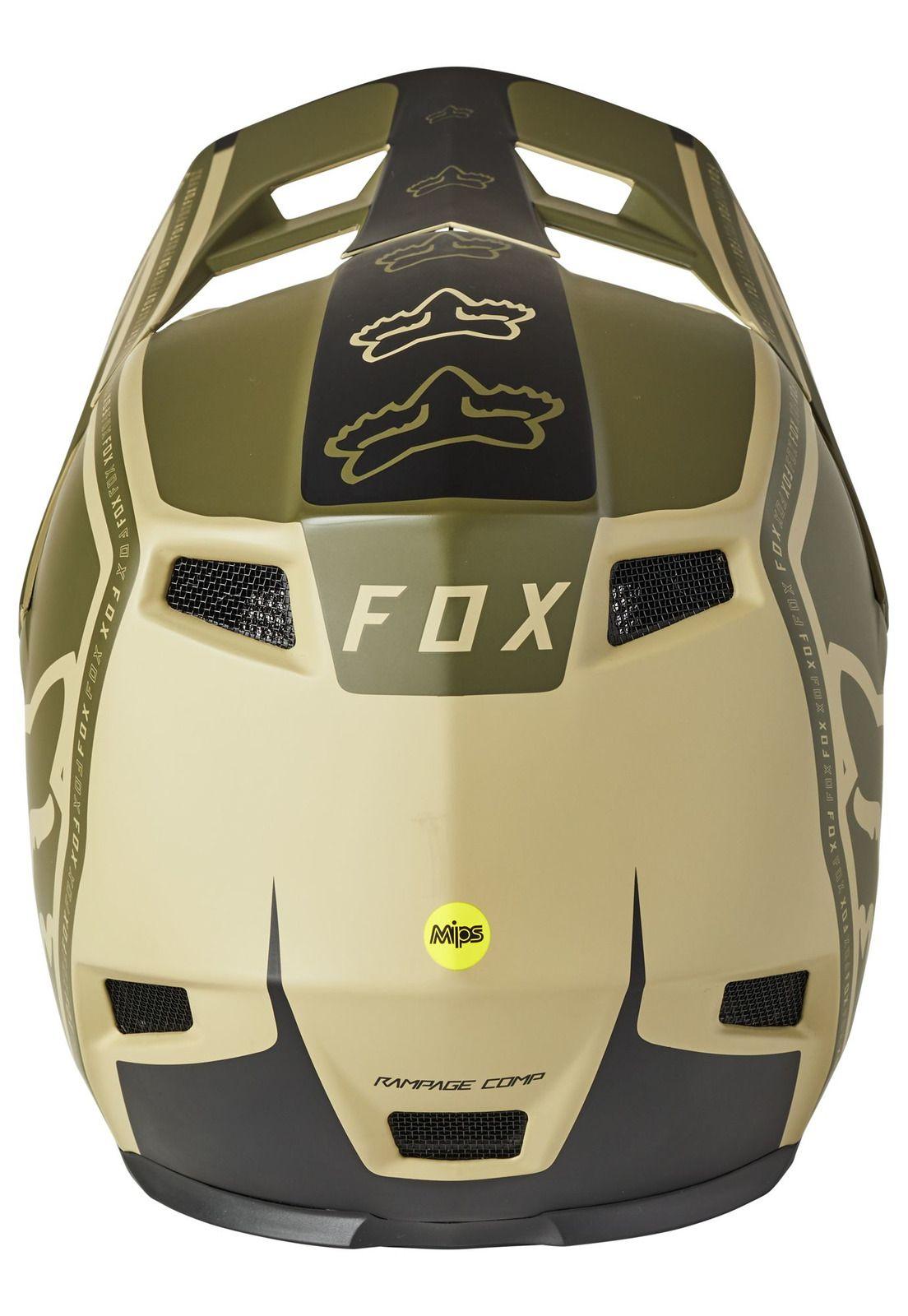 Casco Bicicleta Rampage Comp Cali Verde Fox-3