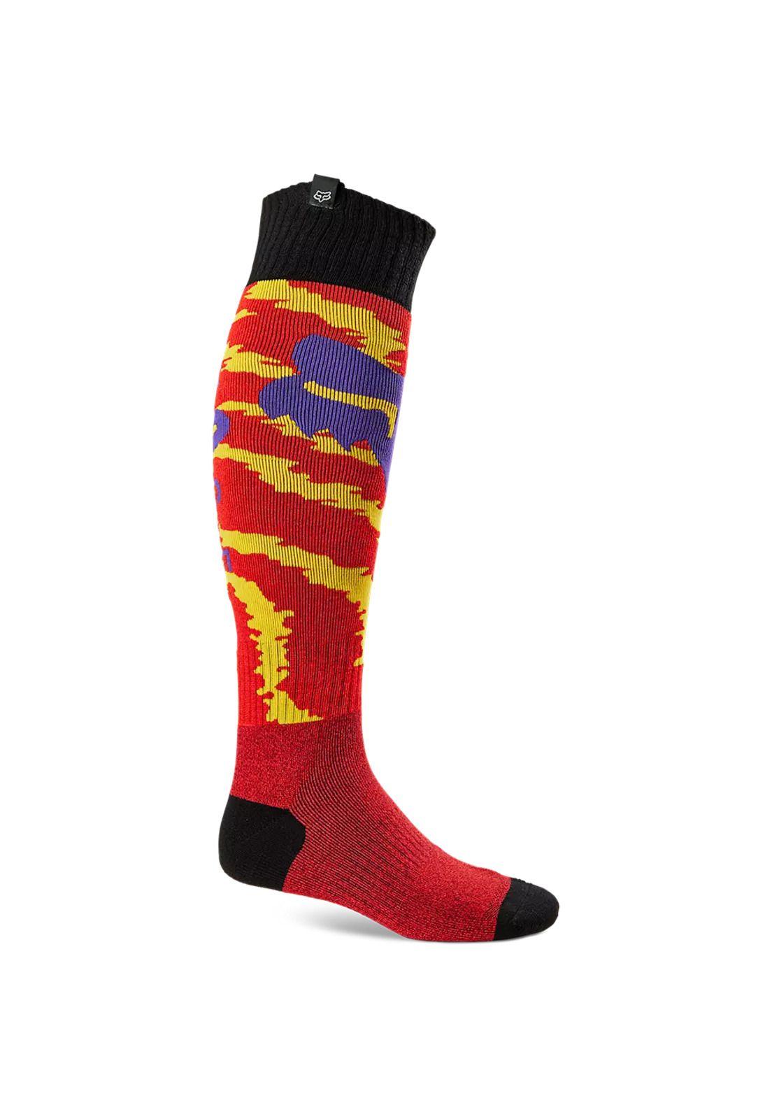 Calcetines Moto 180 NUKLR Thick Rojo Fox-0