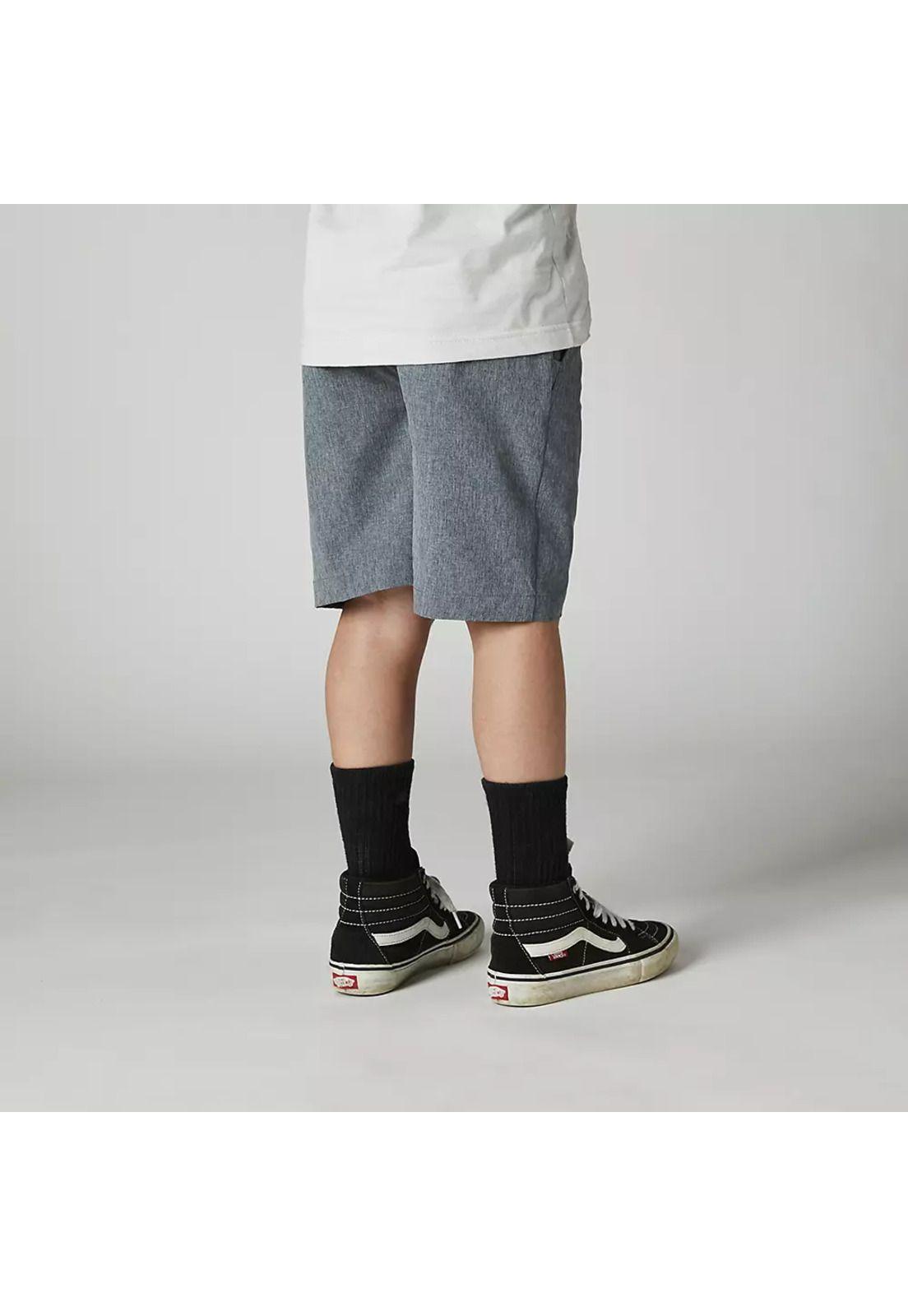 Short Lifestyle Niño Essex Tech Gris Fox-1