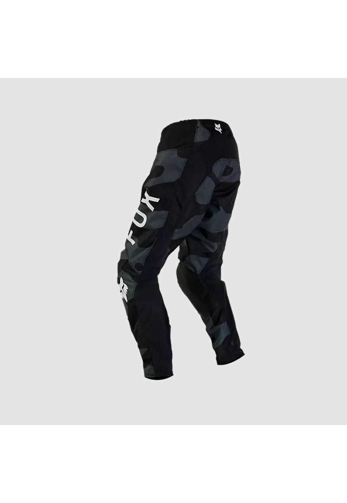 Pantalon Moto 180 Bnkr Camo Negro Fox-1