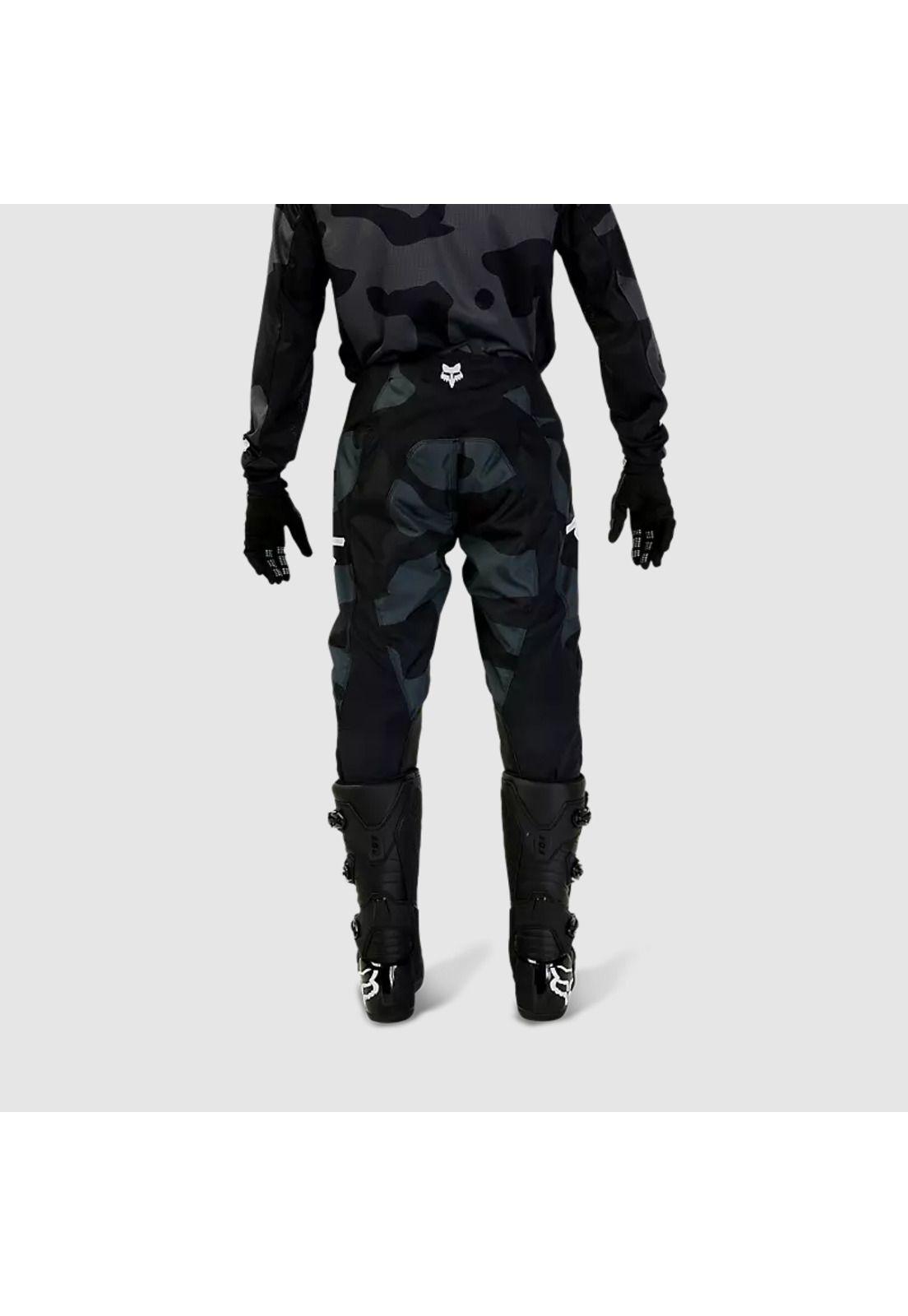 Pantalon Moto 180 Bnkr Camo Negro Fox-3
