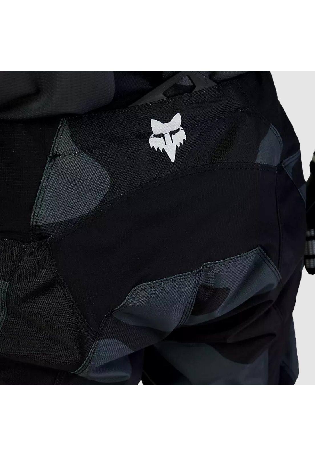 Pantalon Moto 180 Bnkr Camo Negro Fox-5