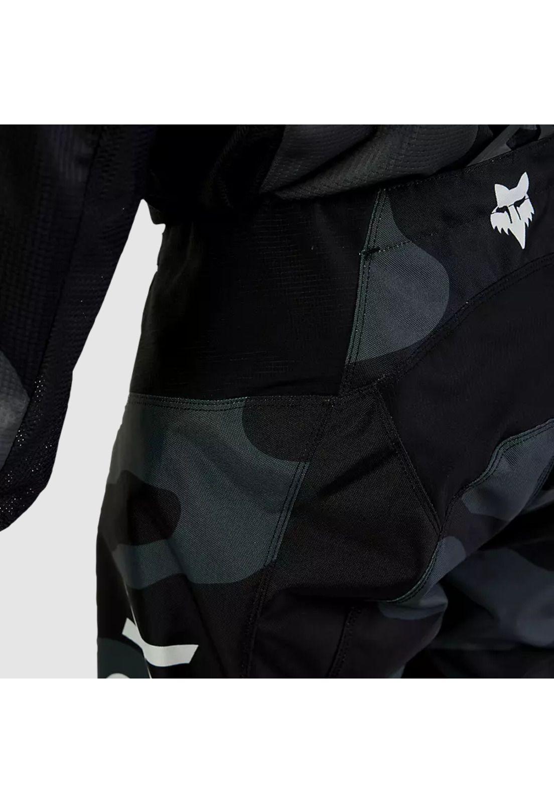 Pantalon Moto 180 Bnkr Camo Negro Fox-6