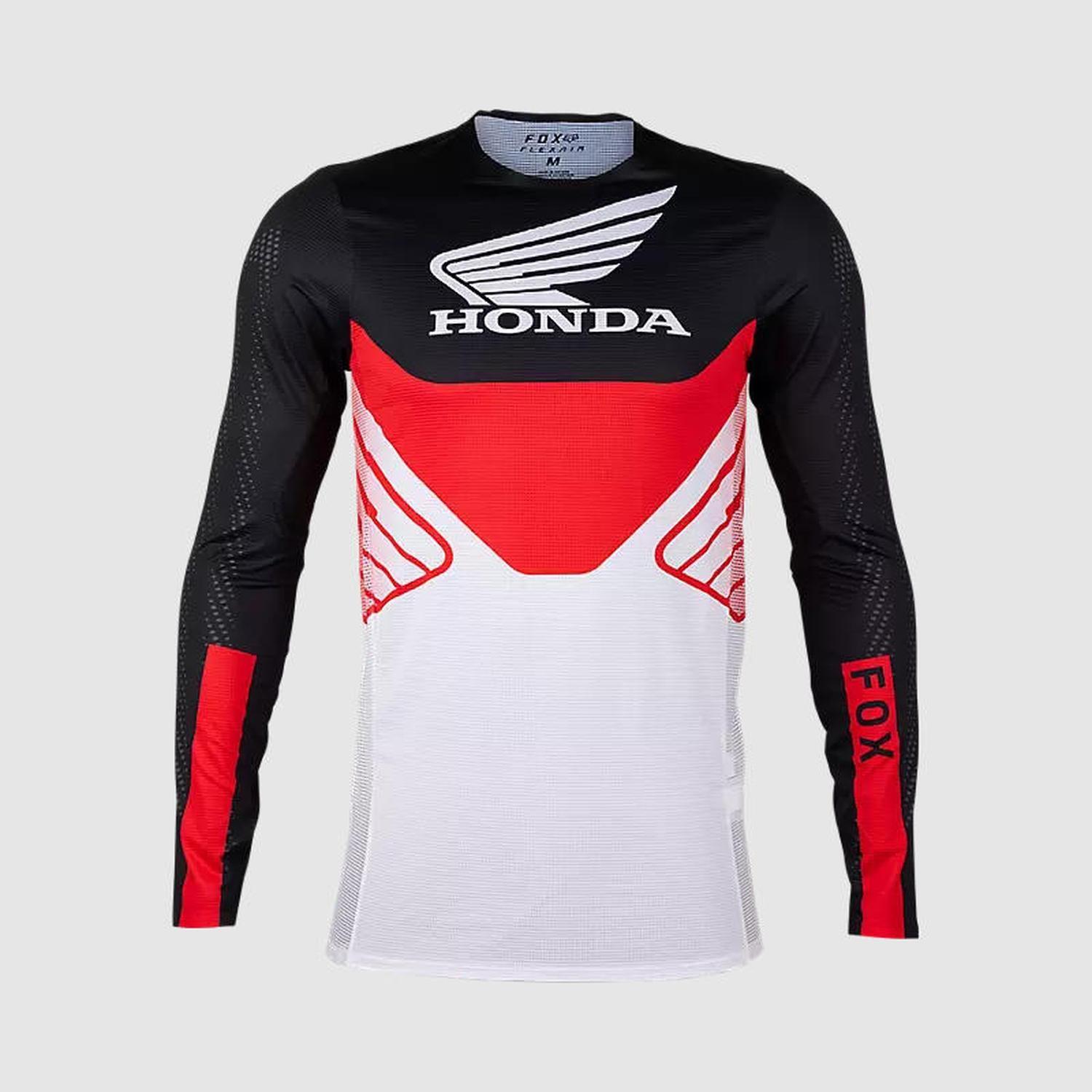 Polera Moto Flexair Honda Rojo/Blanco Fox-0
