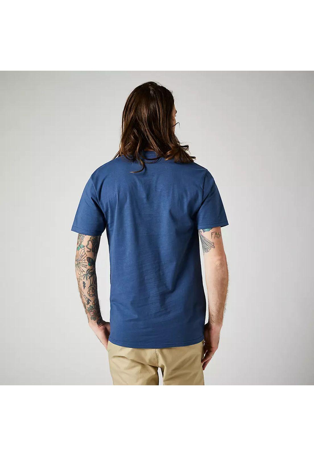 Polera Lifestyle Head Splitter Azul Fox-1