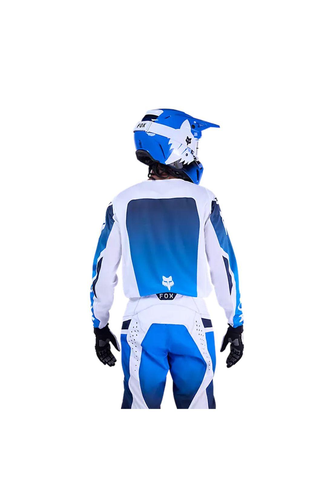 Polera Moto 180 Shield Azul Fox-3