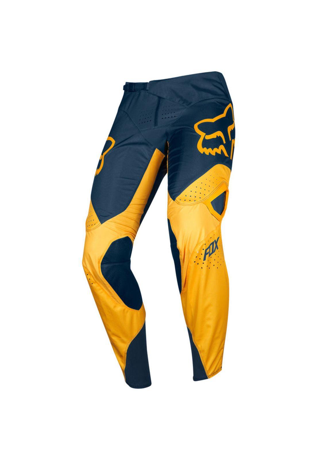 Pantalon Moto 360 Kila Azul Amarillo Fox-0