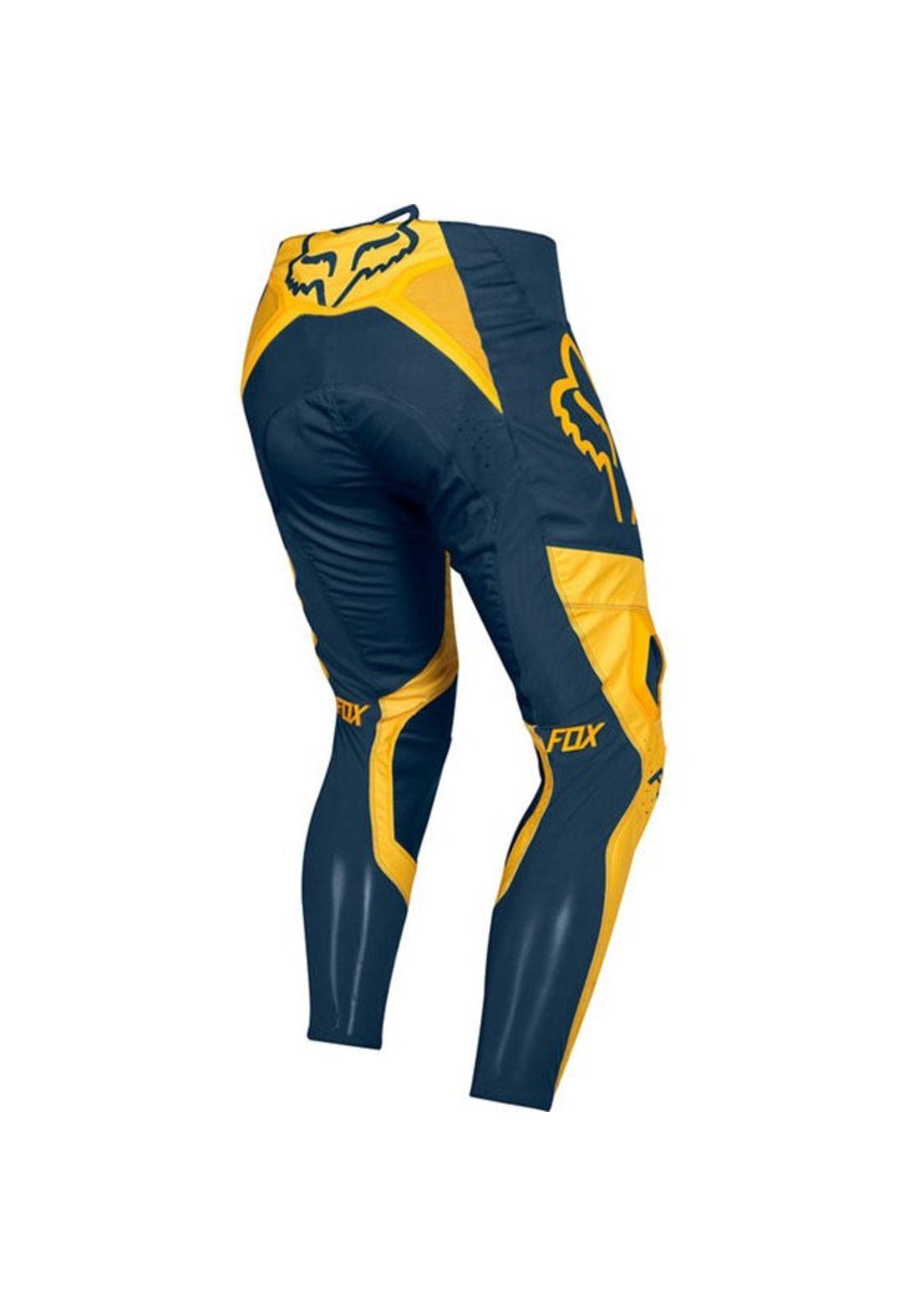 Pantalon Moto 360 Kila Azul Amarillo Fox-3