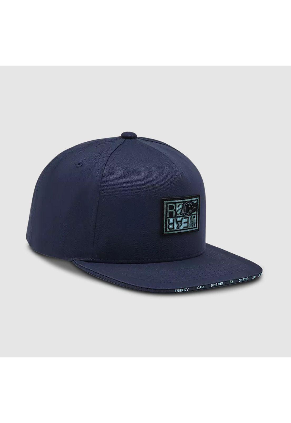 Gorro Jockey Lifestyle Throttle Snapback Azul Marino Fox-0