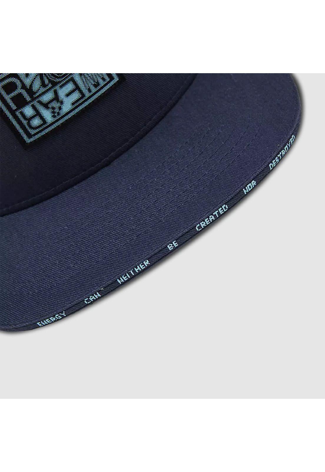 Gorro Jockey Lifestyle Throttle Snapback Azul Marino Fox-2
