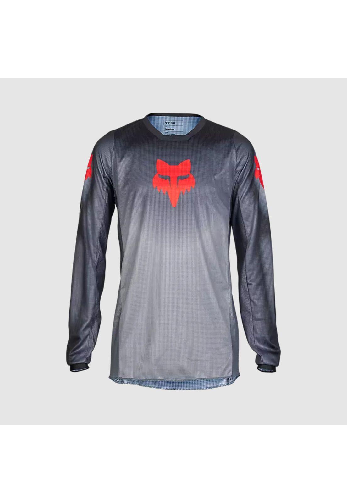 Polera Moto 180 Interfere Gris Fox-0